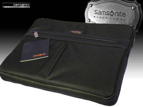 SAMSONITE Black LABEL OPTO Exclusive Executive  LAPTOP SLEEVE Case Black 16" NEW