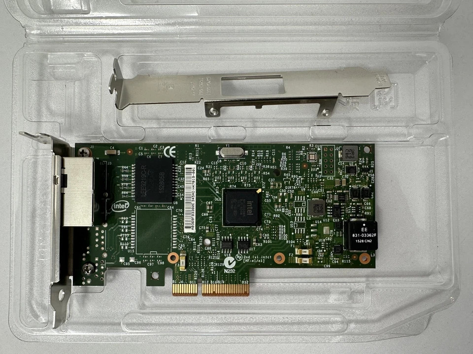 Genuine Intel I350T2V2 Ethernet Server Adapter I350-T2 I350-T2V2 PCIe Dual Port