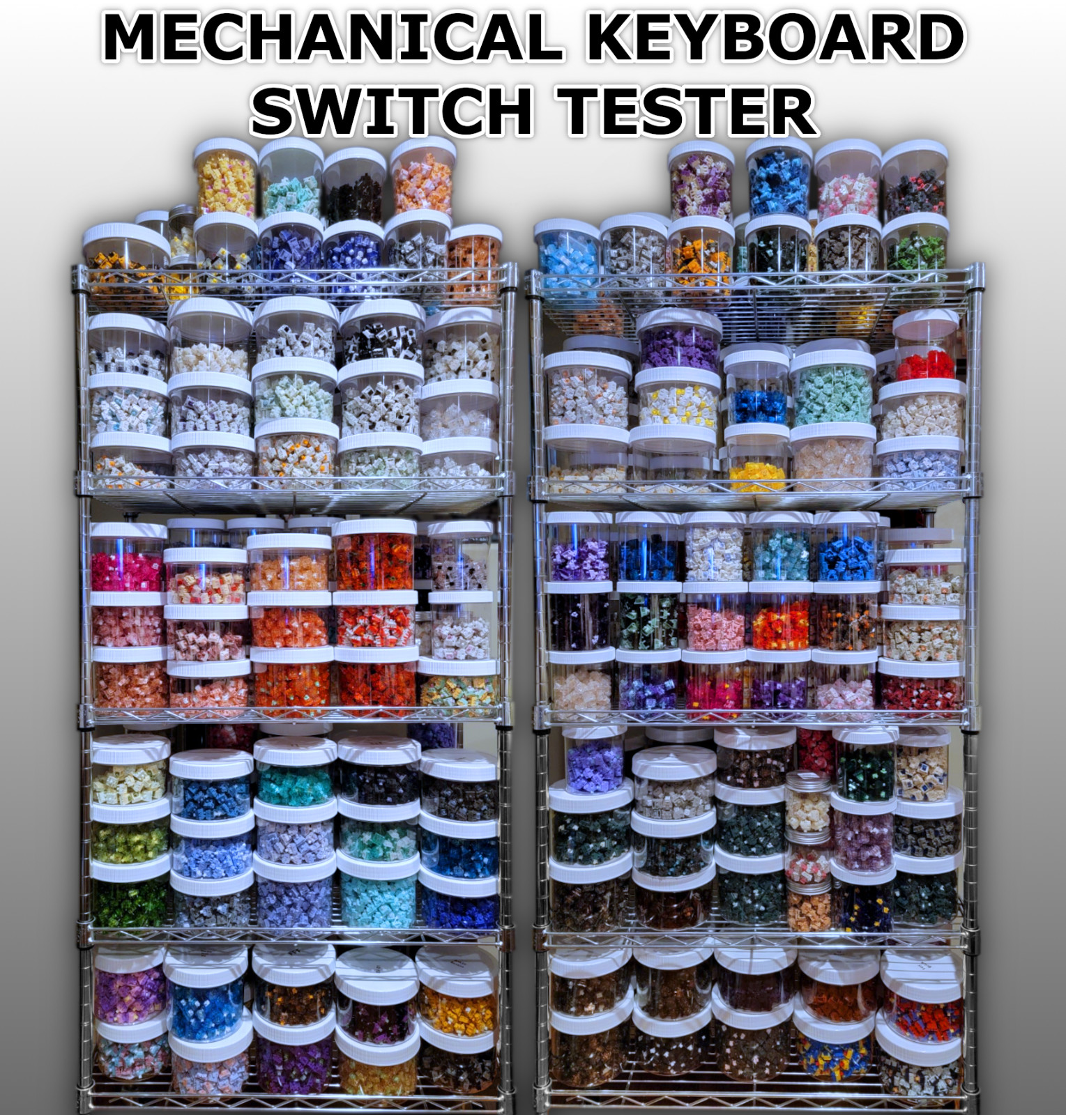 Mechanical Keyboard Switch Tester - 20 RANDOM LINEAR SWITCH SAMPLE PACK