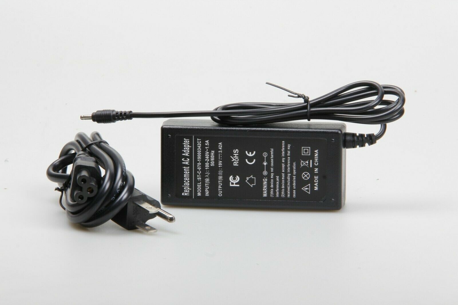 For Acer Spin 3 SP314-53N SP314-53N-77AJ N19P1 Charger AC Adapter Power Cable