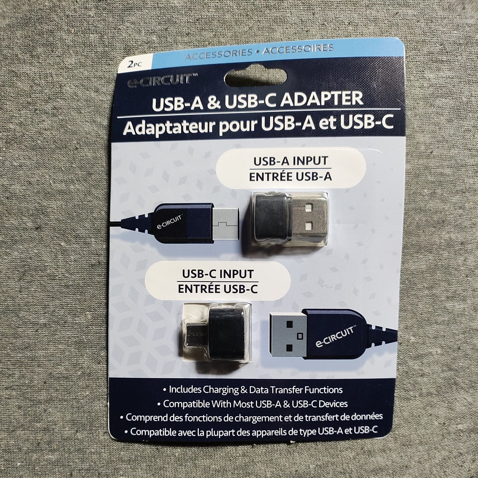 E-circuit USB A & USB C