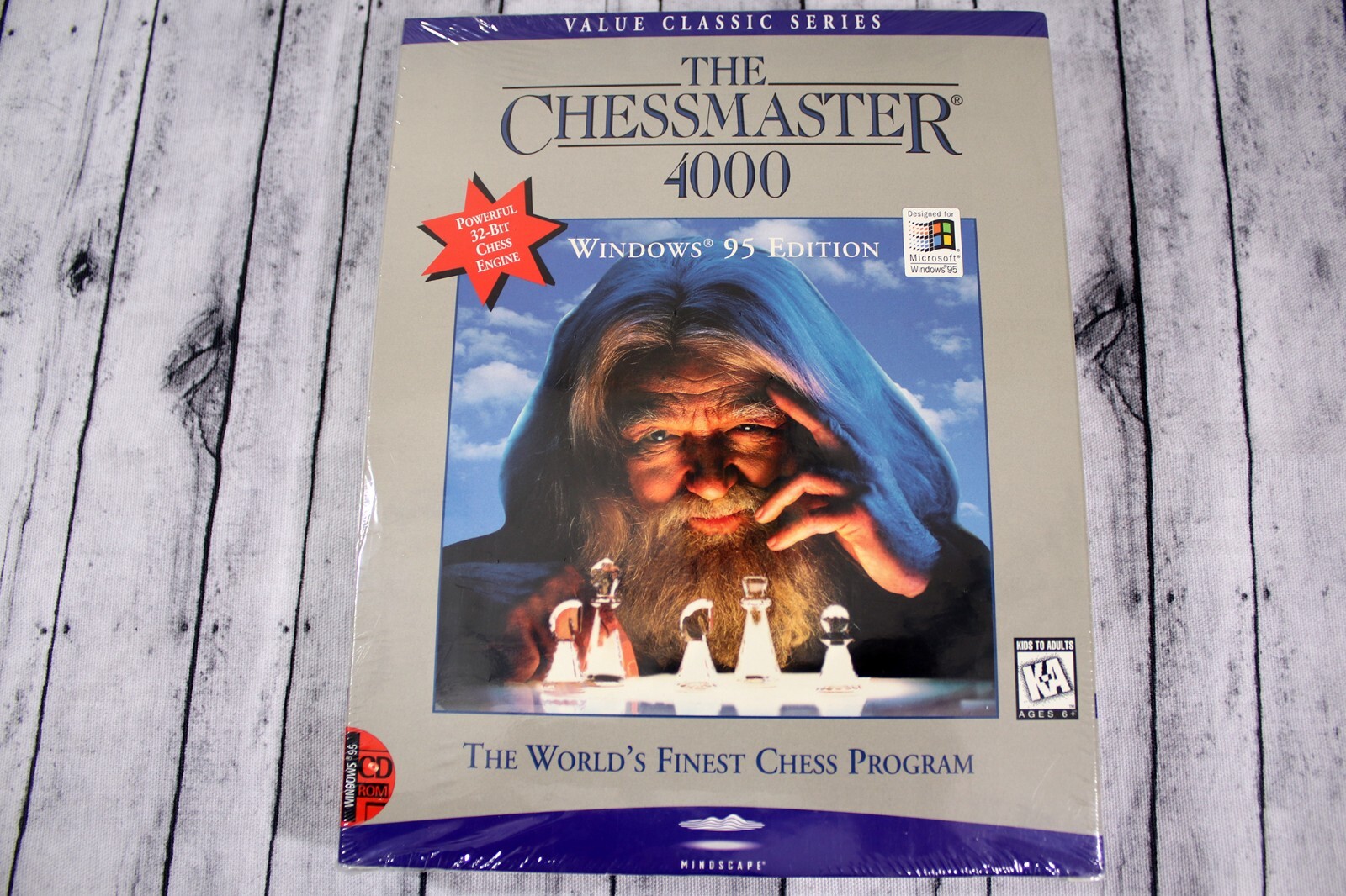 Vintage Mindscape The Chessmaster 4000 Windows 95 Edition New and Sealed