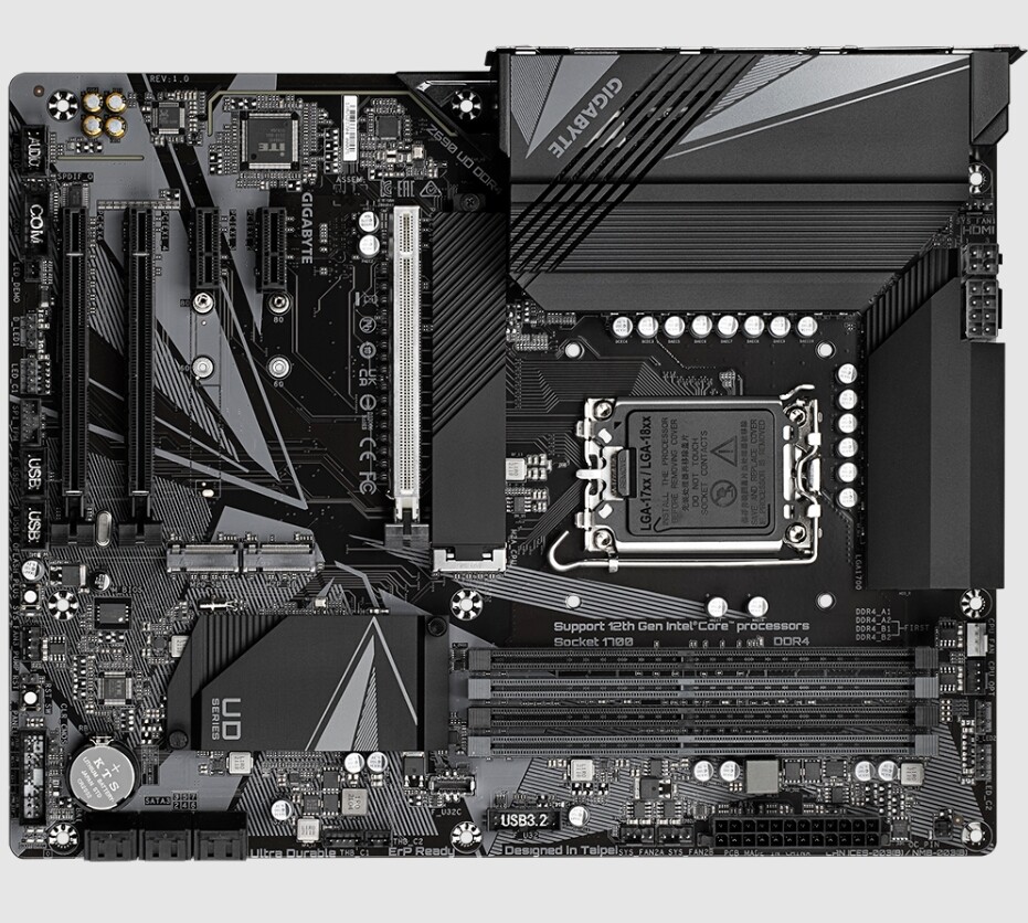 For Gigabyte Z690 UD DDR4 V2 Motherboard LGA1700 ATX Intel Z690 100% Test Work