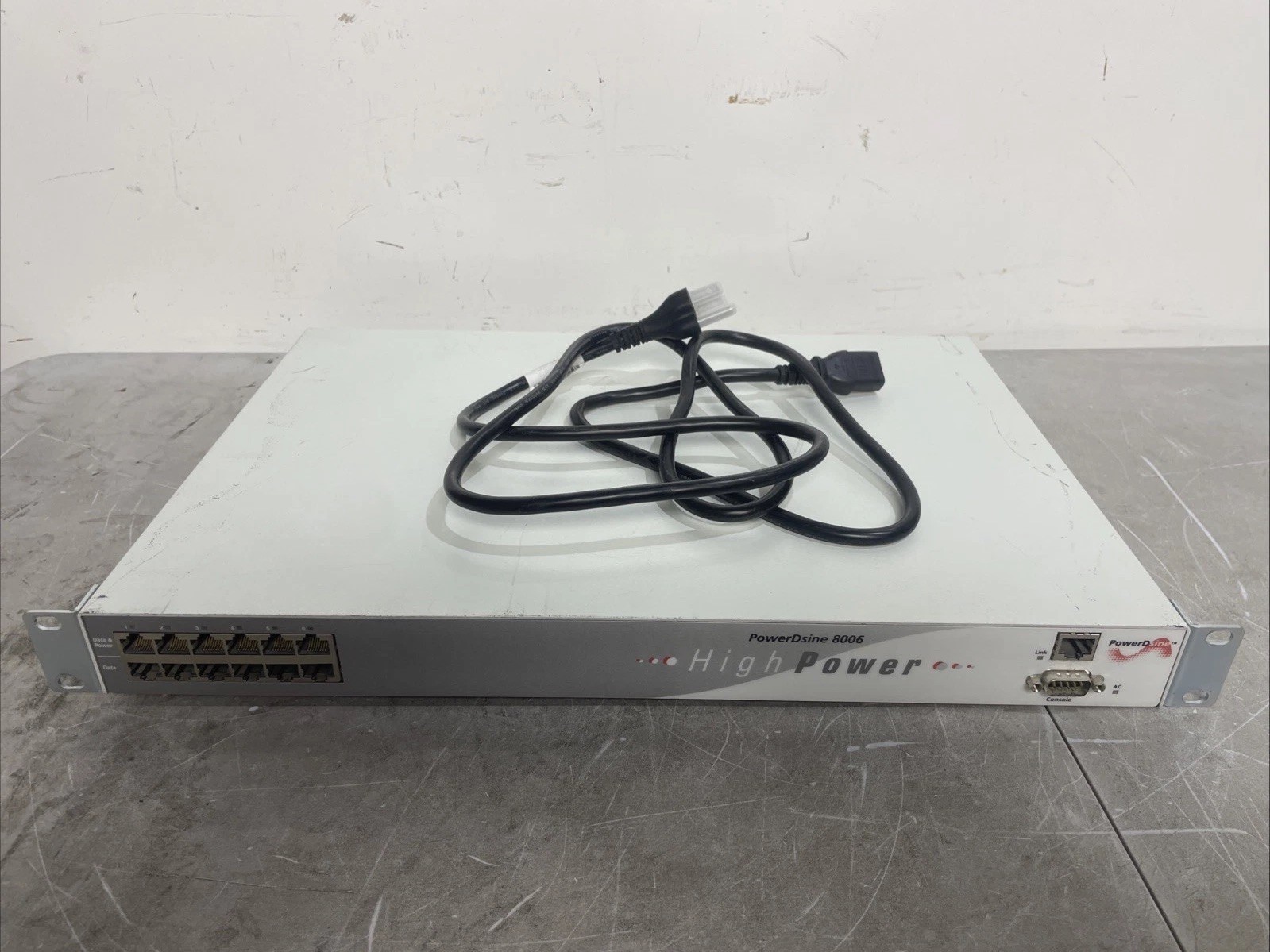 PowerDsine 8006 PD-8006/AC/M 6-Port Managed PoE Injector Midspan 