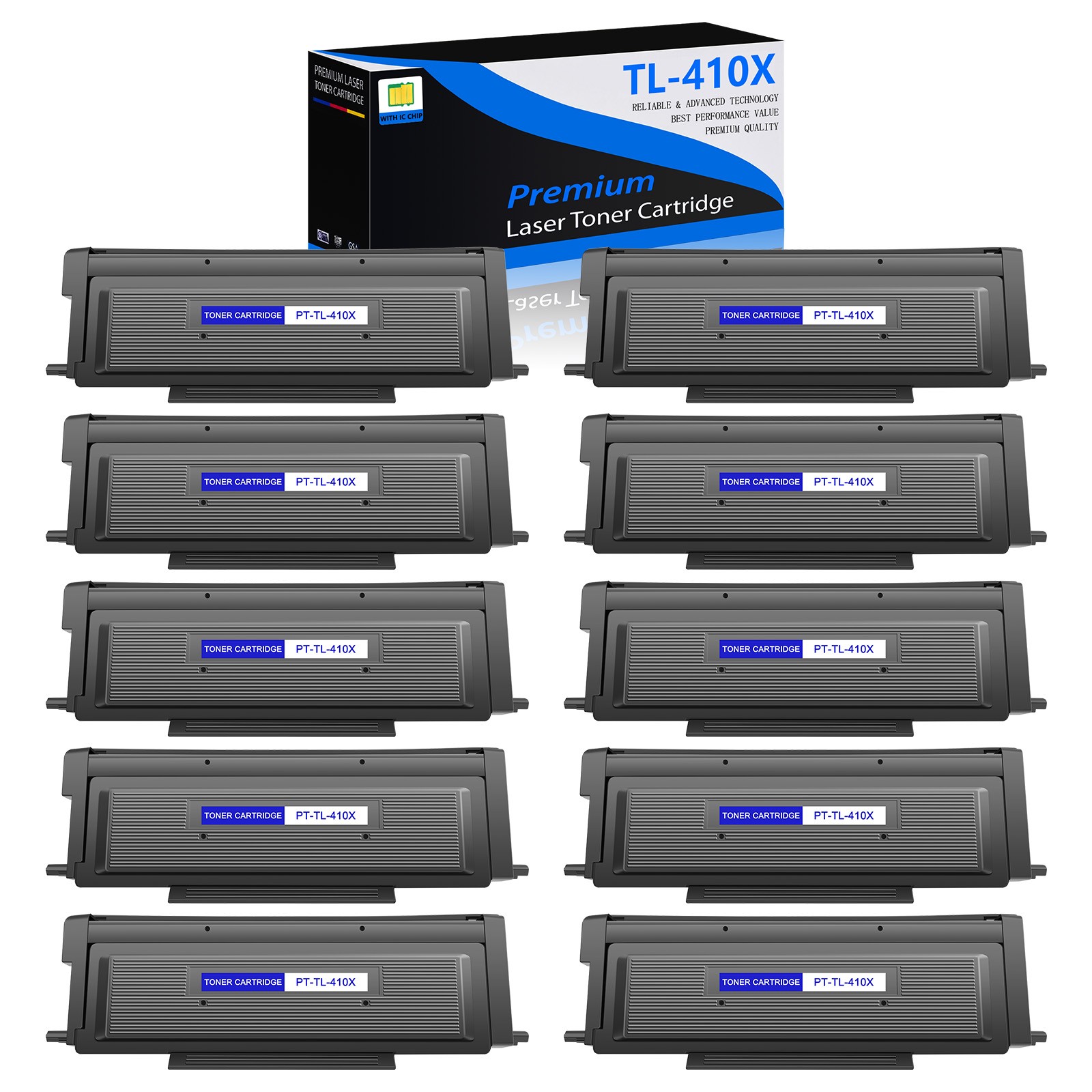 10PK TL-410X Toner Cartridge Compatible with Pantum M7200FDW M6802FDW M7102DN
