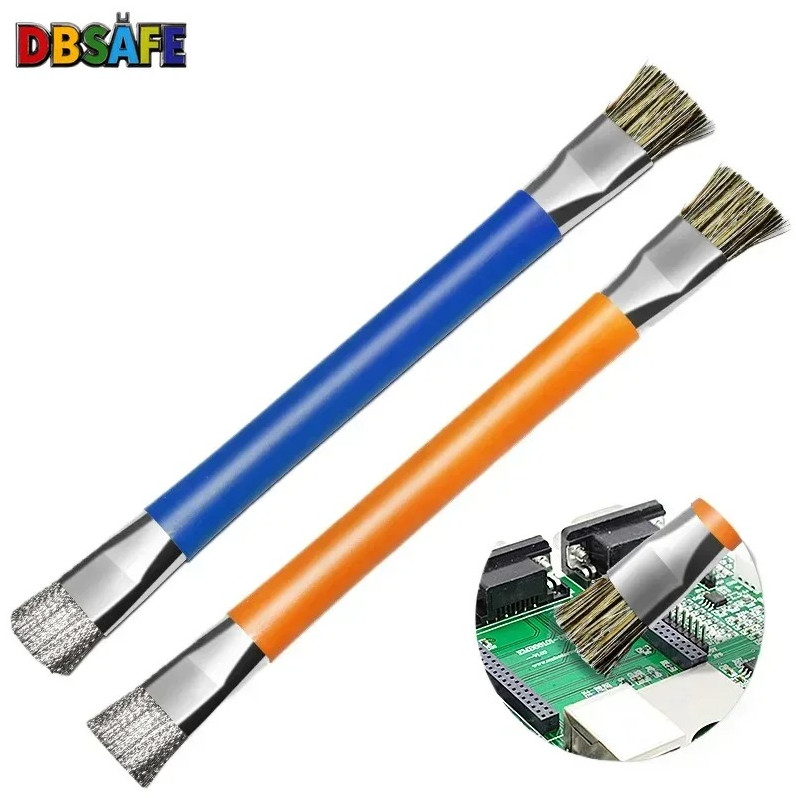 2pcs Anti Static PCB Cleaning Brush Double Head Motherboard Phone Repair Tool