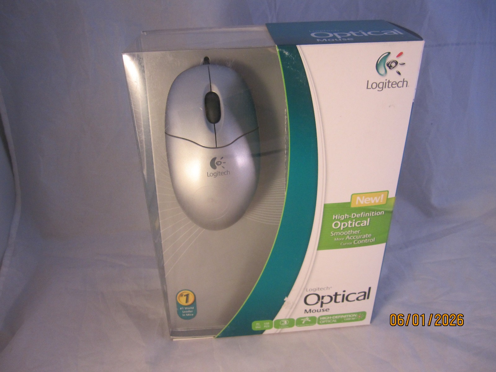 Logitech Optical Mouse 931643-0403 High-Definition new in box