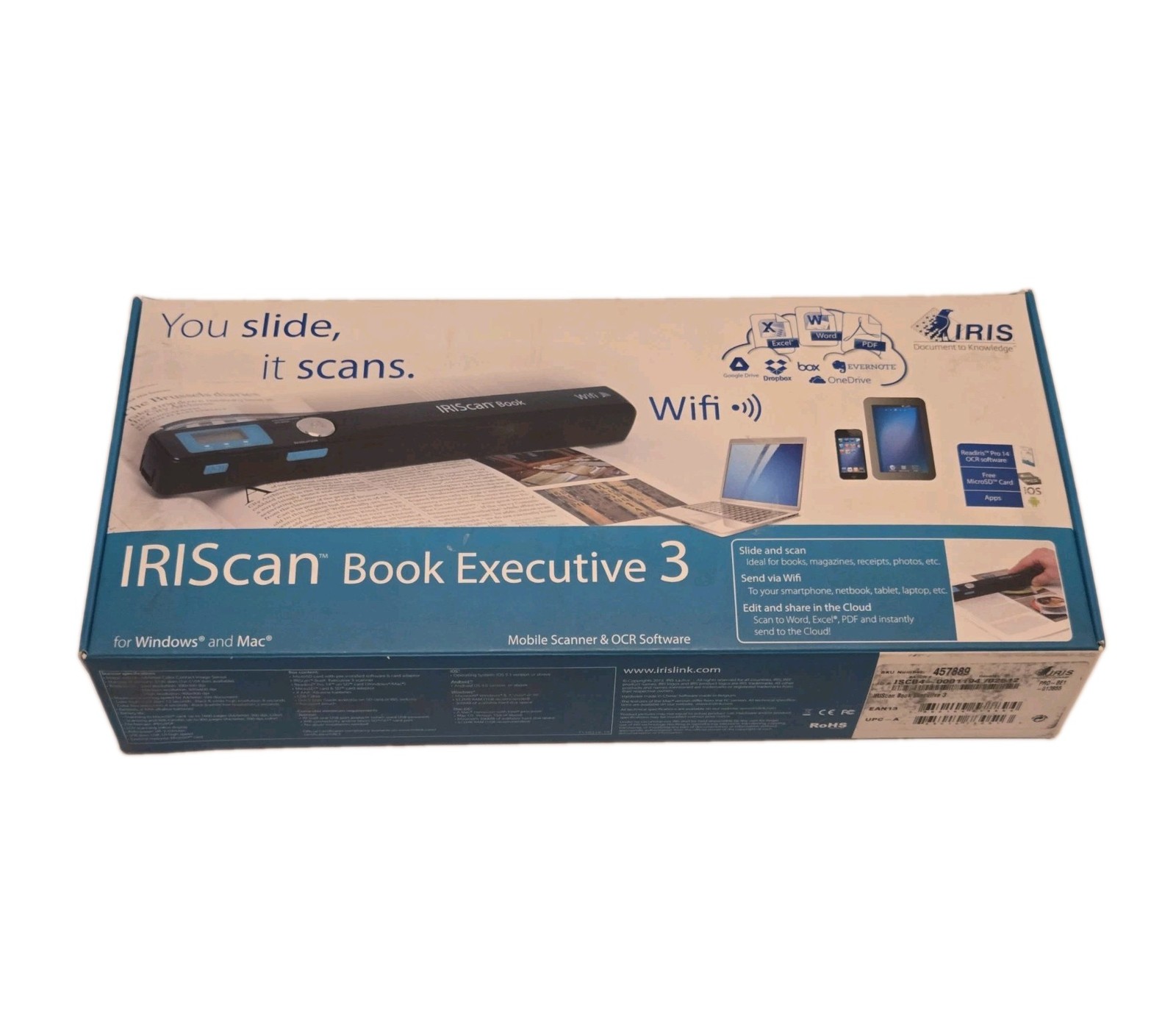 IRIS can Book 3 Executive Scanner Preowned 