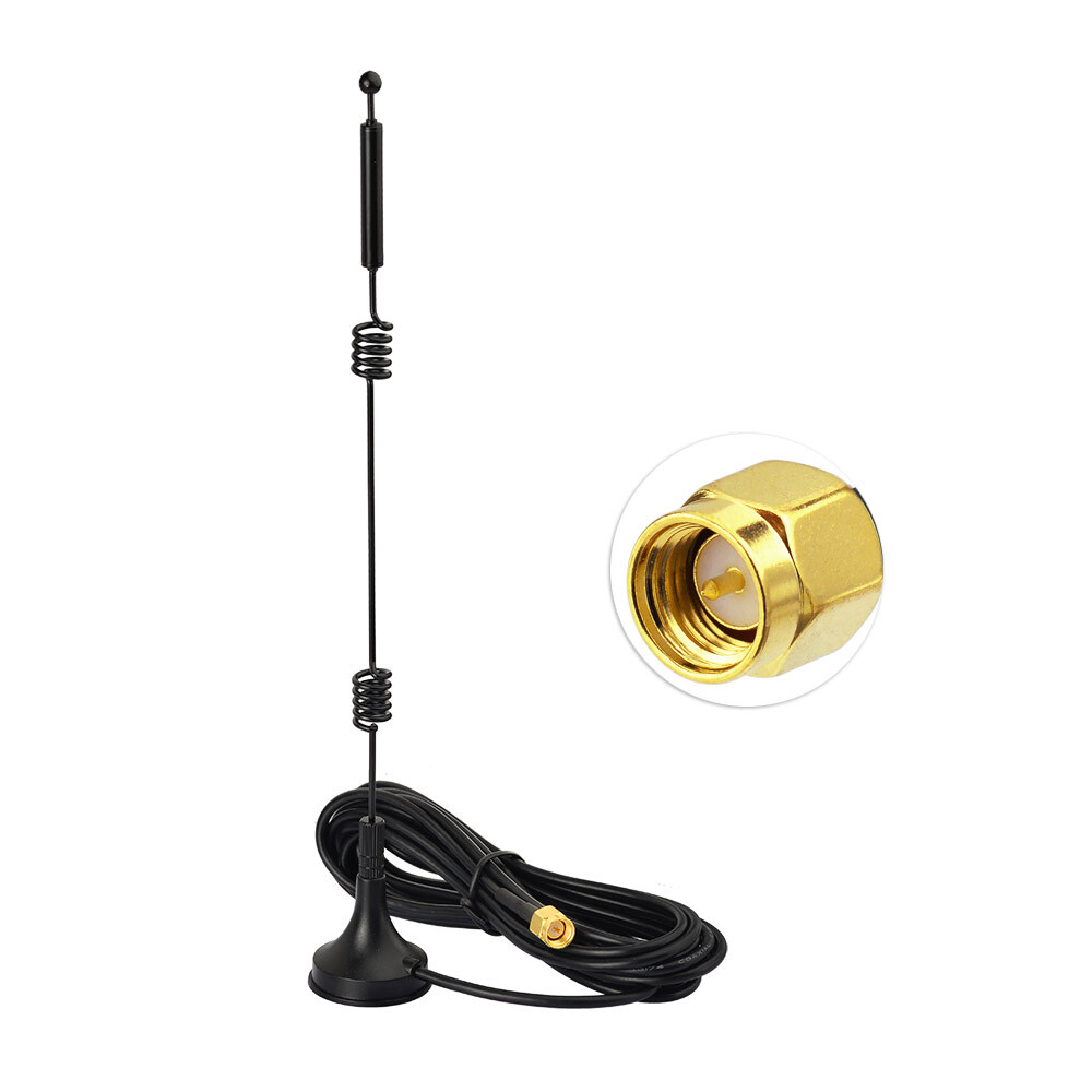 2pcs Bingfu Dual Band WiFi 2.4GHz 5.8GHz 9dBi Magnetic Base SMA Male Antenna
