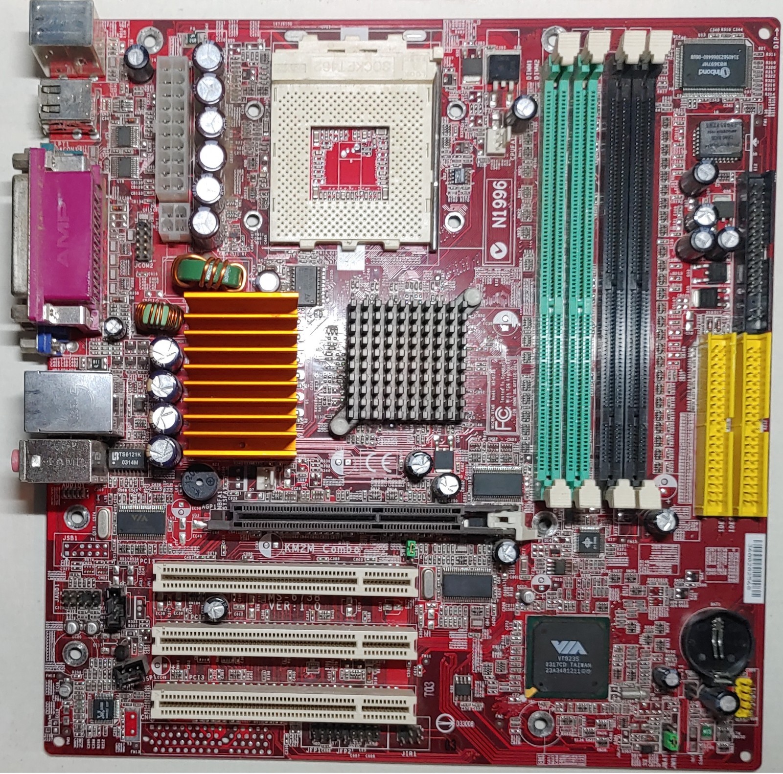 Micro-Star Ms-6738 Micro-Star Ms-6738 System Board Tested Working