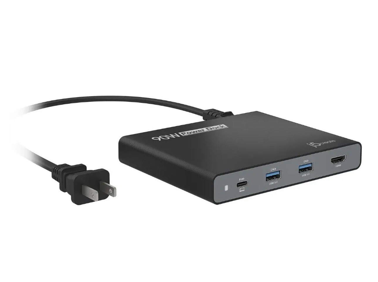 j5create 90W Built-in USB-C™ Travel Dock