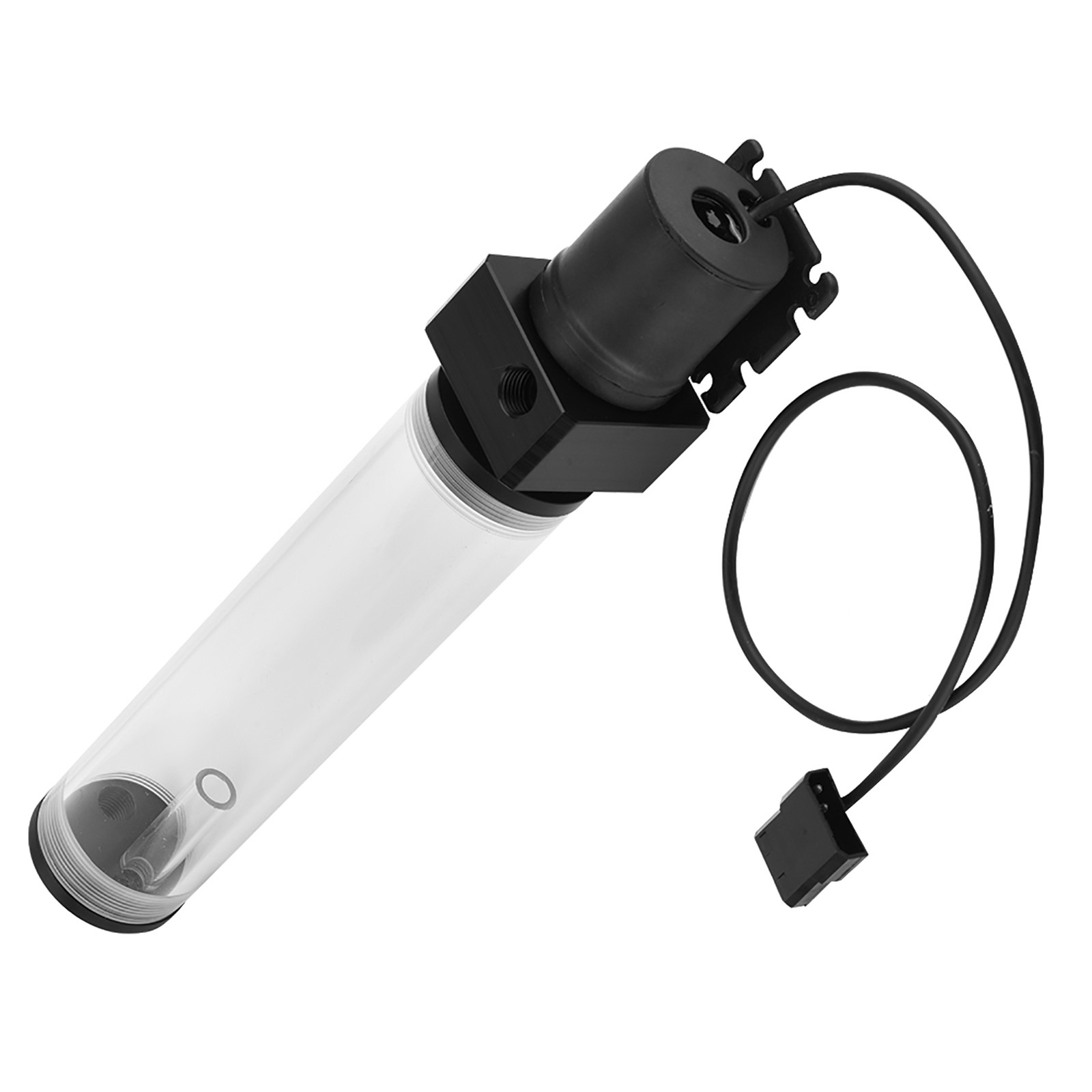 Acrylic Computer DIY Water Cooling Cylinder Reservoir 19W Pump G1/4 BT0
