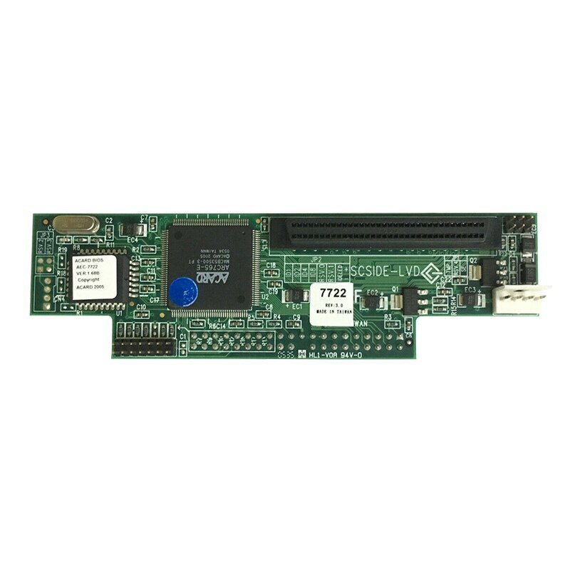 Original AEC-7722 68-pin IDE to LVD SCSI Bridge Adapter card IDE to Storage card