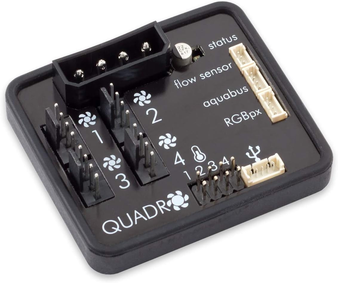 Aqua Computer Compatible Quadro Lüftersteuerung Pour Pwm-Lüfter