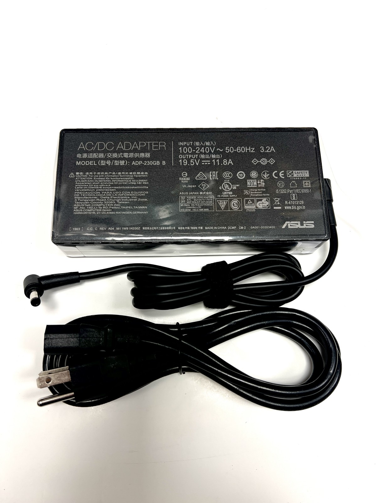 230w Adapter/Charger+Cord for ASUS ROG Strix GL703VM GL703VD-DB7 Laptop 5.5*2.5