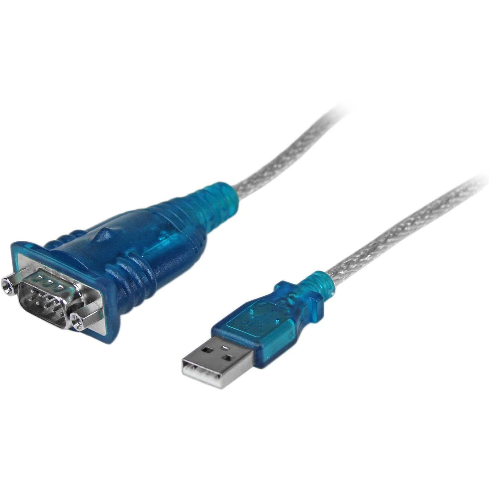 StarTech.com 17in (43cm) 1-Port USB to RS232 DB9 Serial Adapter Cable, USB to...