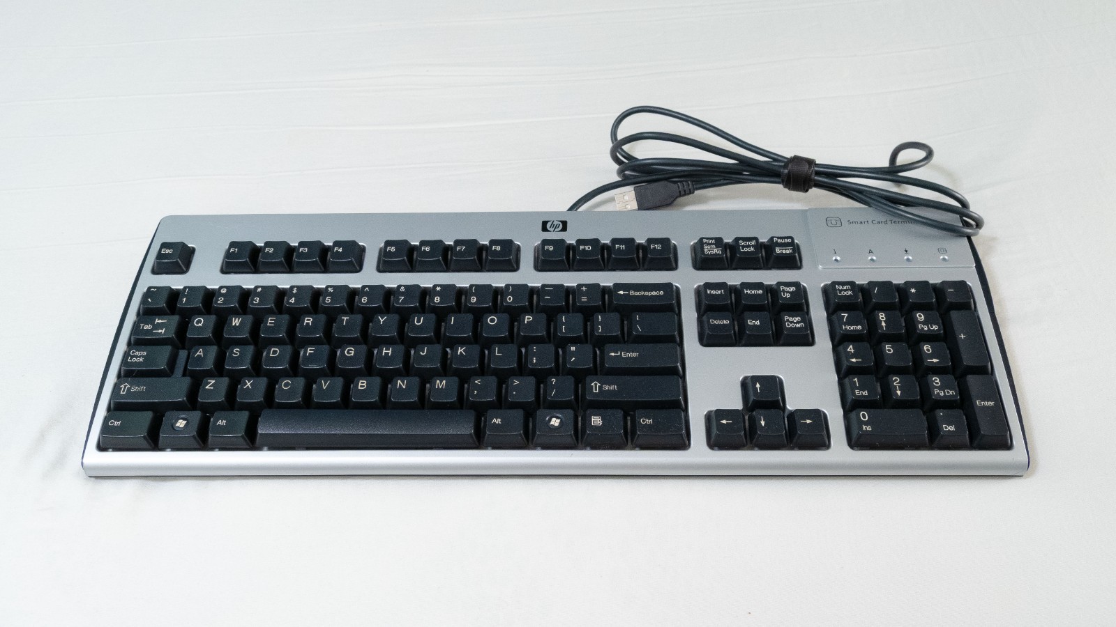 Hewlett-Packard HP KUS0133 USB Wired Keyboard w/ Smart Card Reader