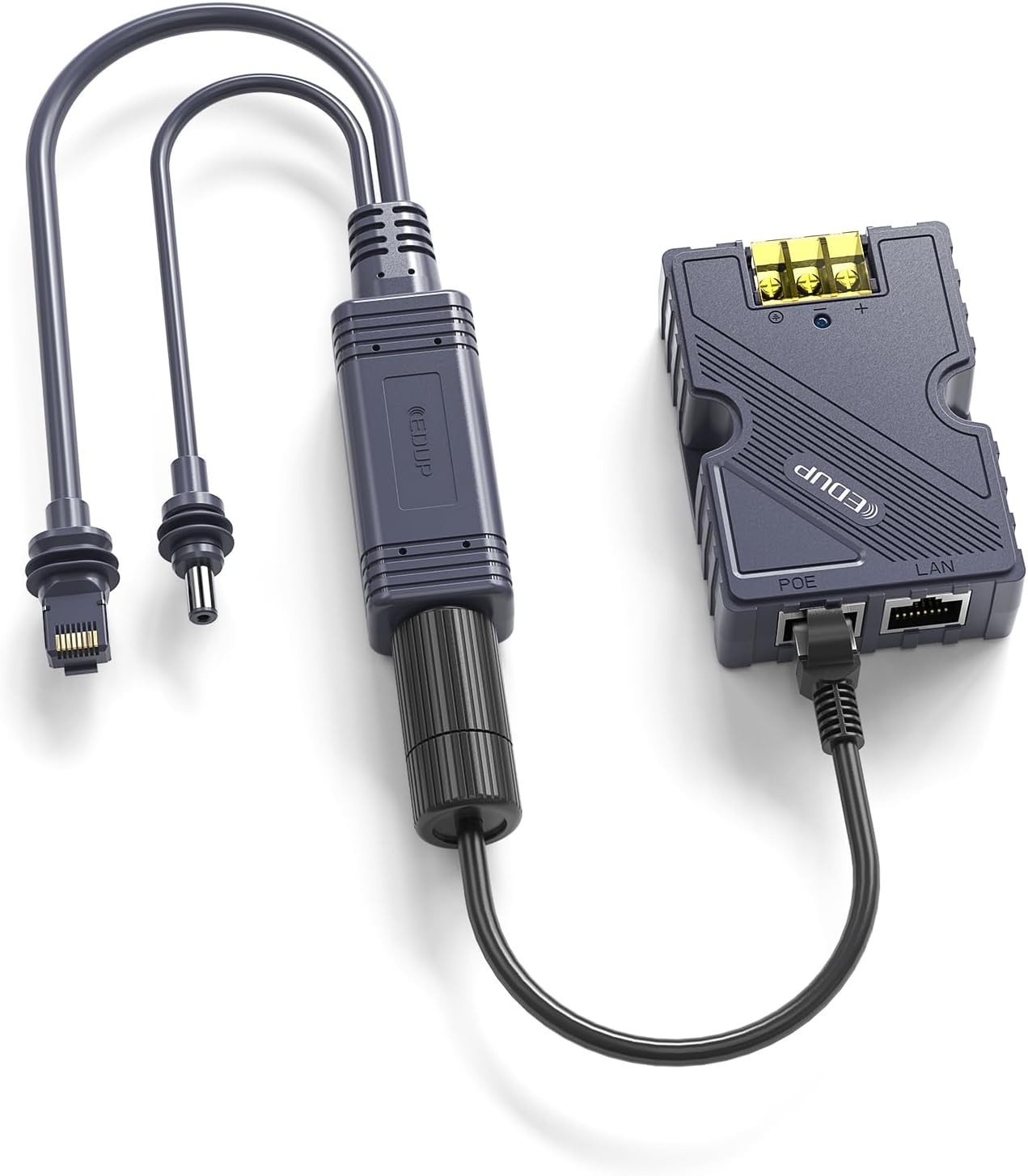 Starlink Mini PoE Adapter RJ45 & DC Splitter, up to 300ft over a single cable