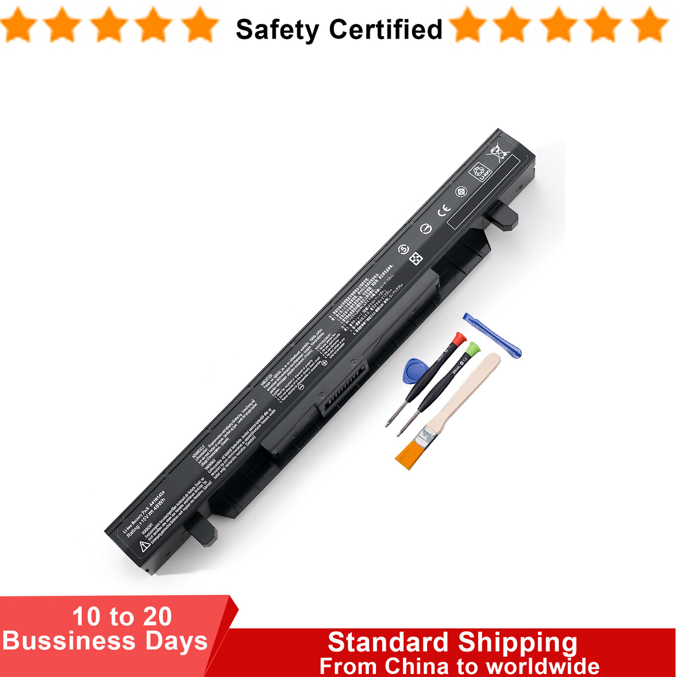 A41N1424 Battery For Asus Rog GL552 GL552V GL552J ZX50J ZX50JX FX-PRO 6300 FZ50