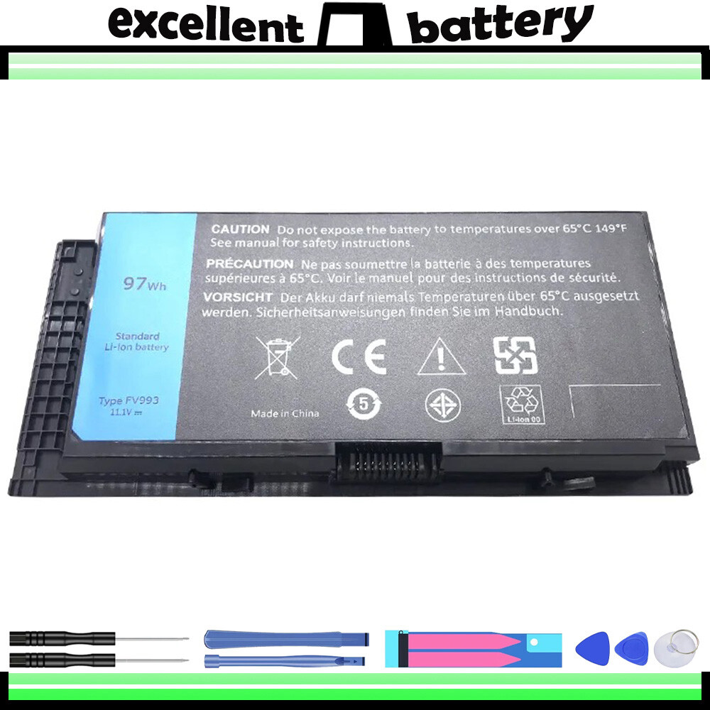 Battery FV993 97KRM For Precision M4700 M4800 M6700 M6800 97Wh New