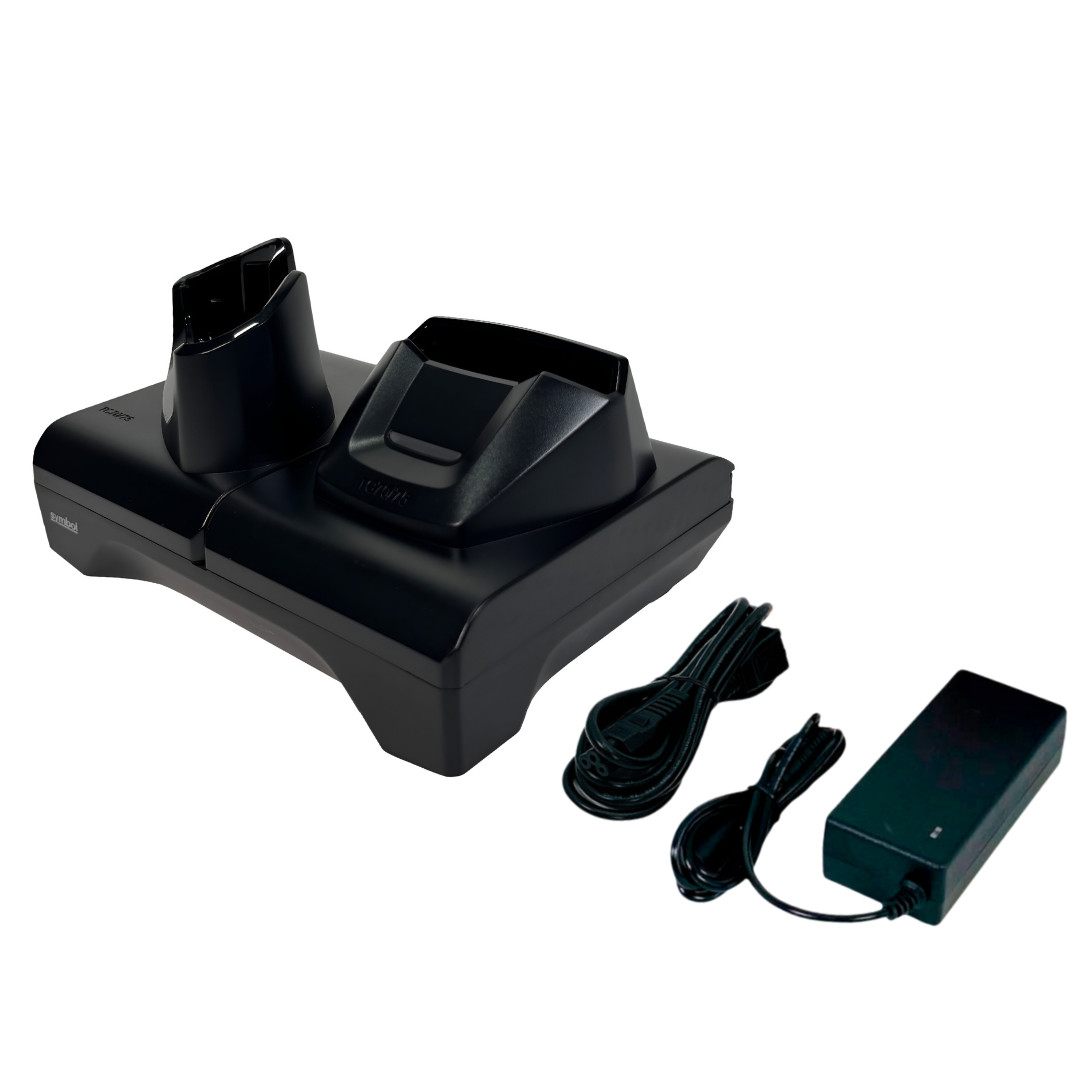 Symbol Zebra CRD-TC7X-SE2 2-Slot Charger Base for TC70 TC72 TC75 TC77 w/Adapter