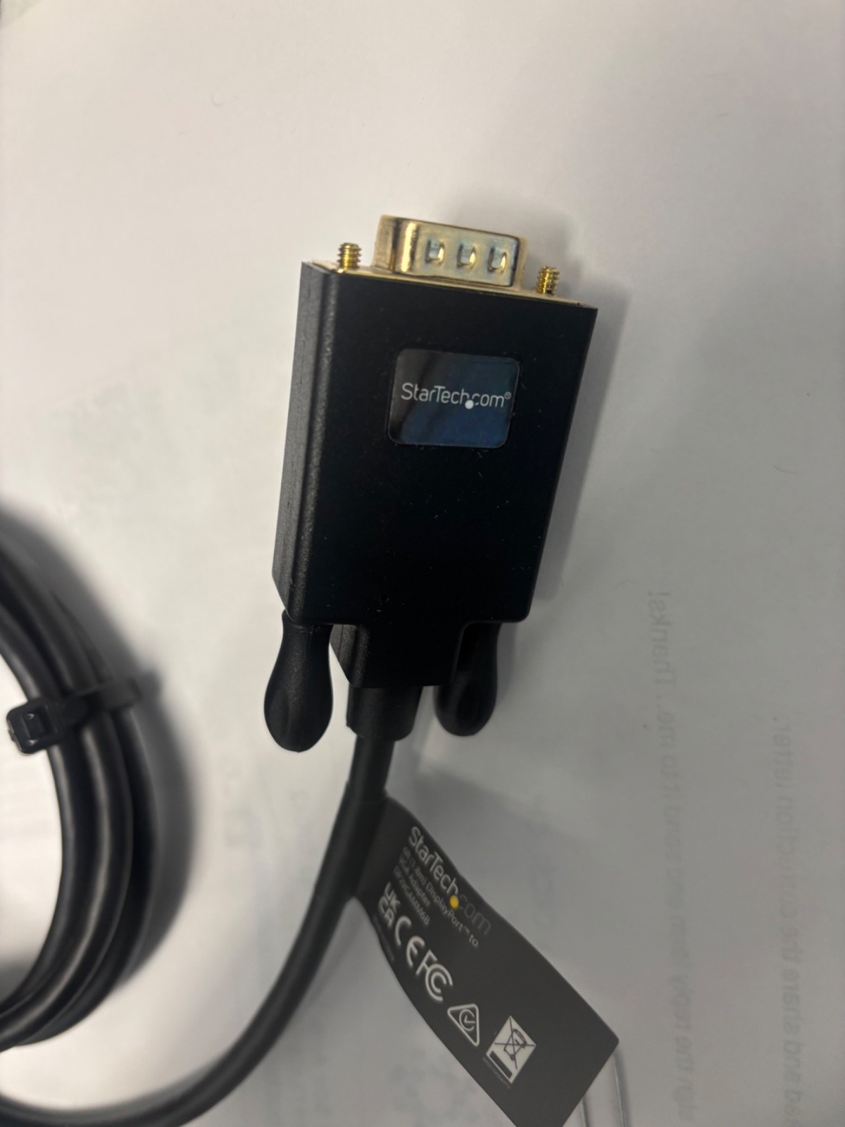 StarTech DP to VGA Adapter Converter 6' DP2VGAMM6B 6 Foot StarTech- great