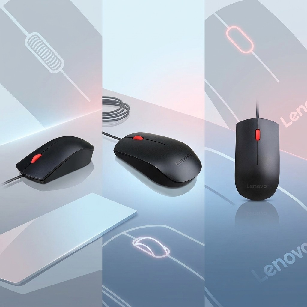 Computer Mouse - Lenovo  USB Mouse Wired - 4Y50R20863 - NEW - US Seller