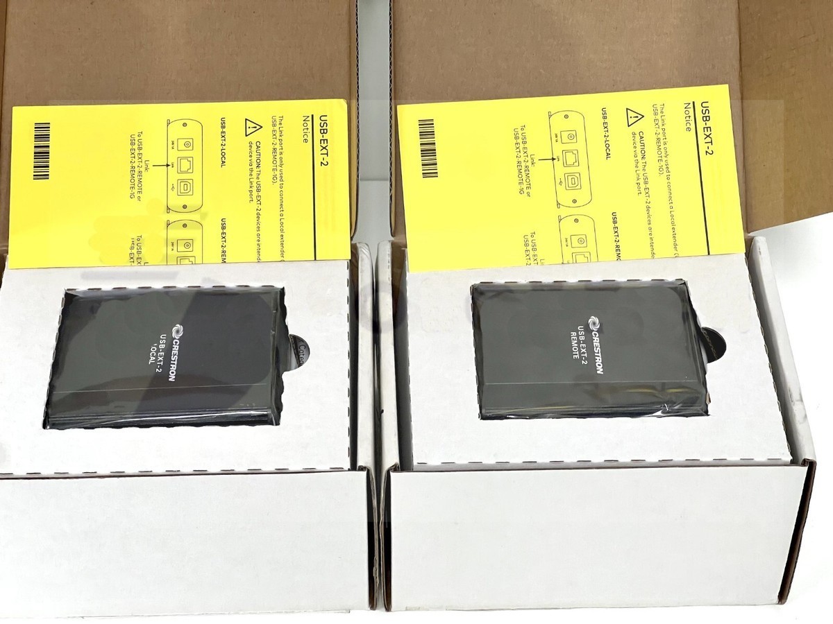 NEW Crestron USB-EXT-2 KIT REMOTE & LOCAL over Category Cable Extender 6511095