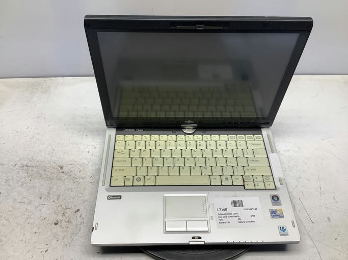 Fujitsu LifeBook T5010 Intel Core 2 Duo P8800 2.66GHz 2 GB NO HDD