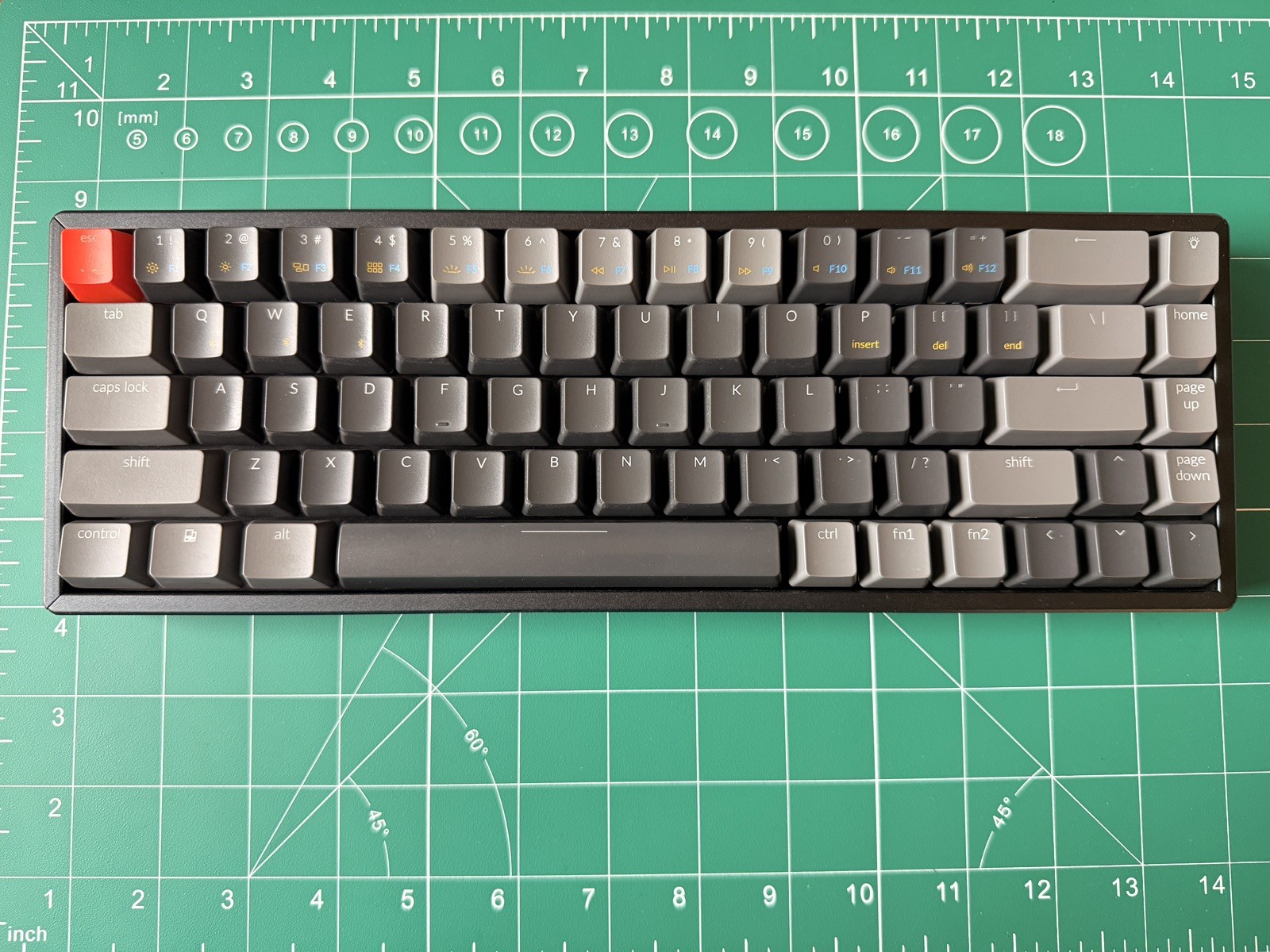 Keychron K6 Wireless Mechanical Keyboard - White Backlight, Gateron G Pro Blue
