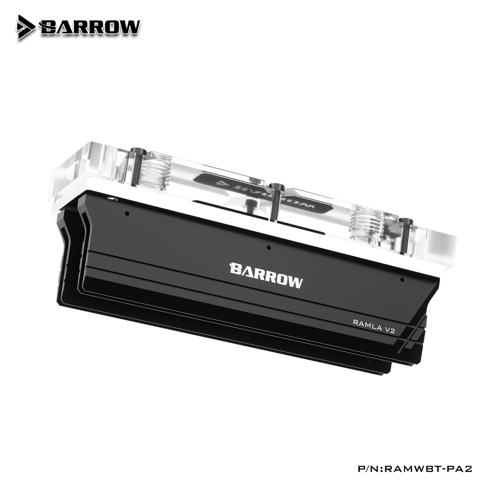 Barrow DIMM Memory Water Cooling Block Kit Compatible DDR5 RAMWBT-PA2
