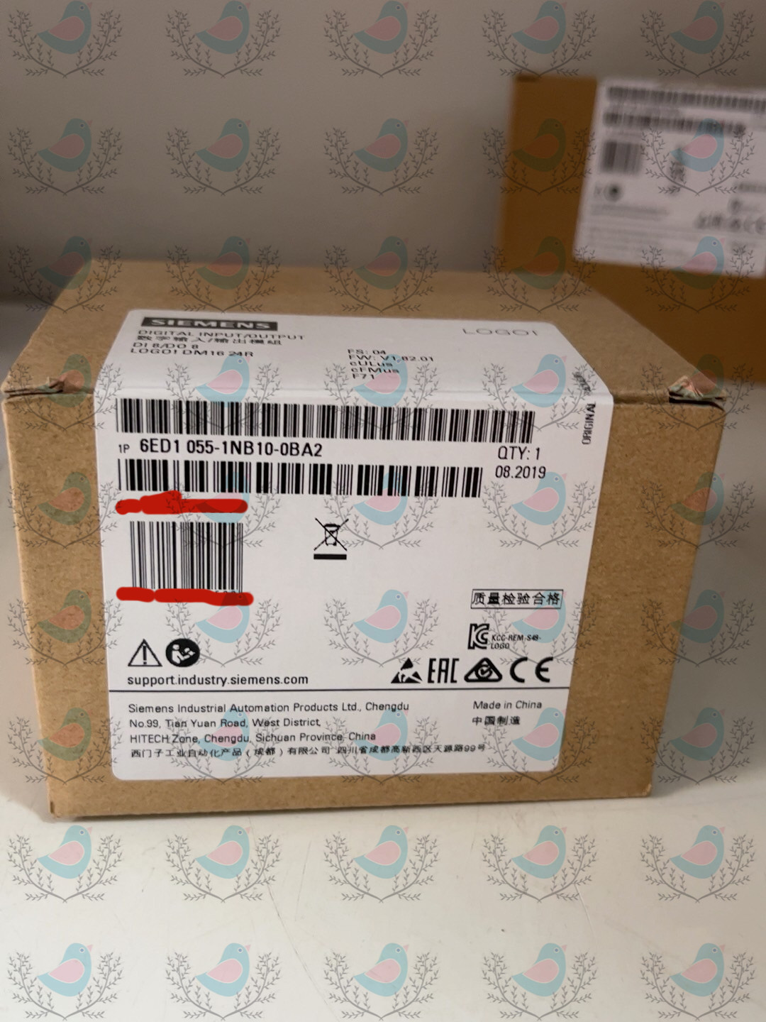 6ED1055-1NB10-0BA2 Siemens input/output module brand new Shipping DHL or FedEX