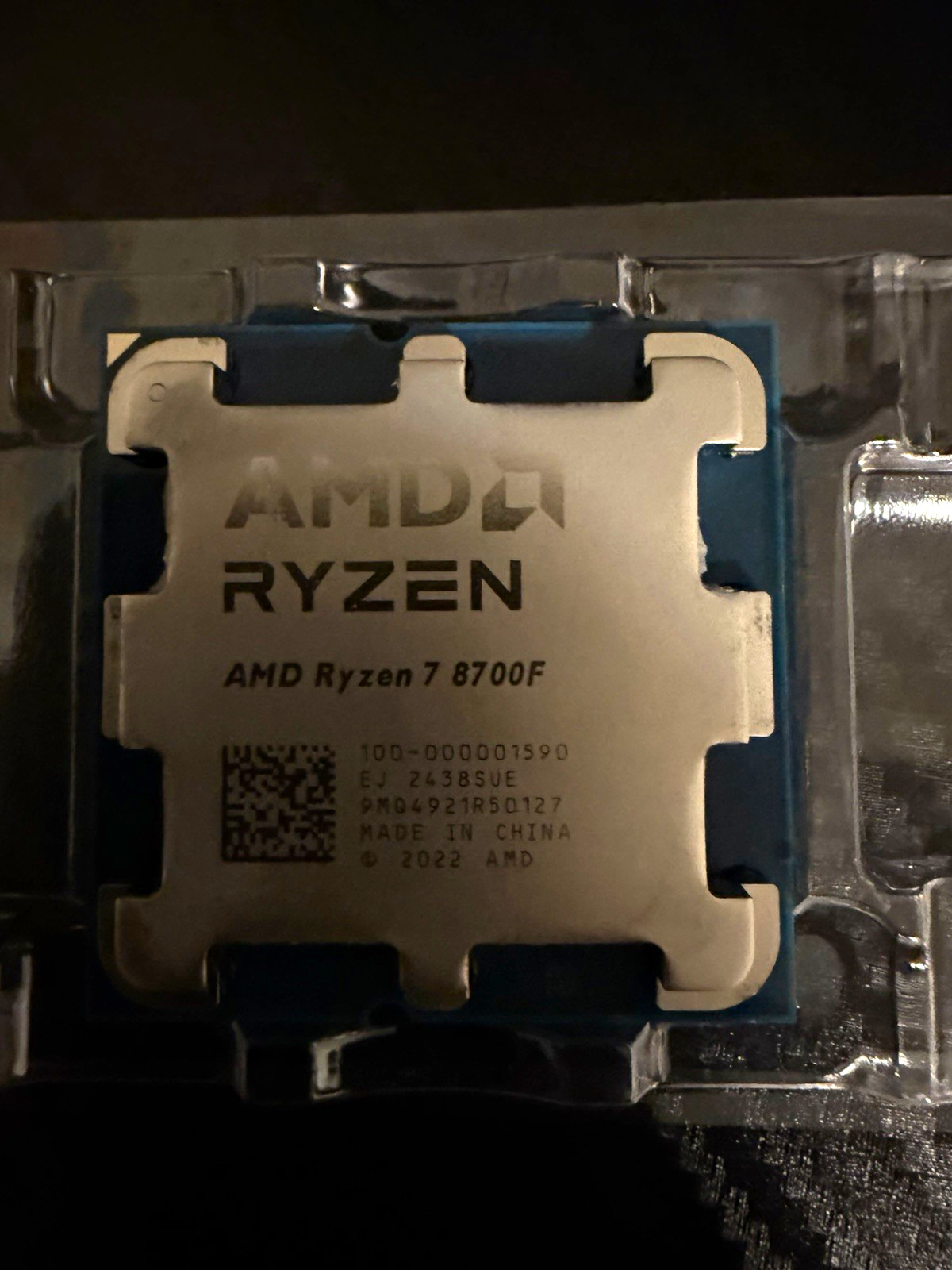 AMD Ryzen 7 8700F 8-Core 4.1GHz Socket AM5 Desktop CPU 100-000001590
