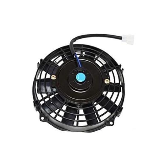 Universal 8-Inch Radiator Cooling Fan Type 120021-12 V, Black - Reversible