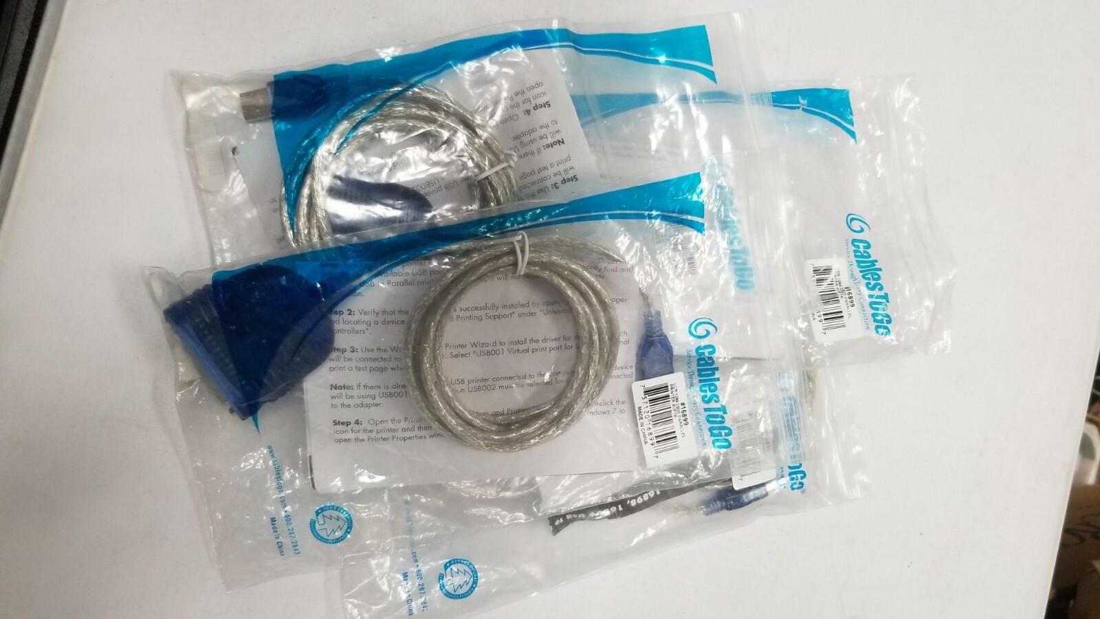 C2G  USB Cables To GO 16899, LOT OF 4