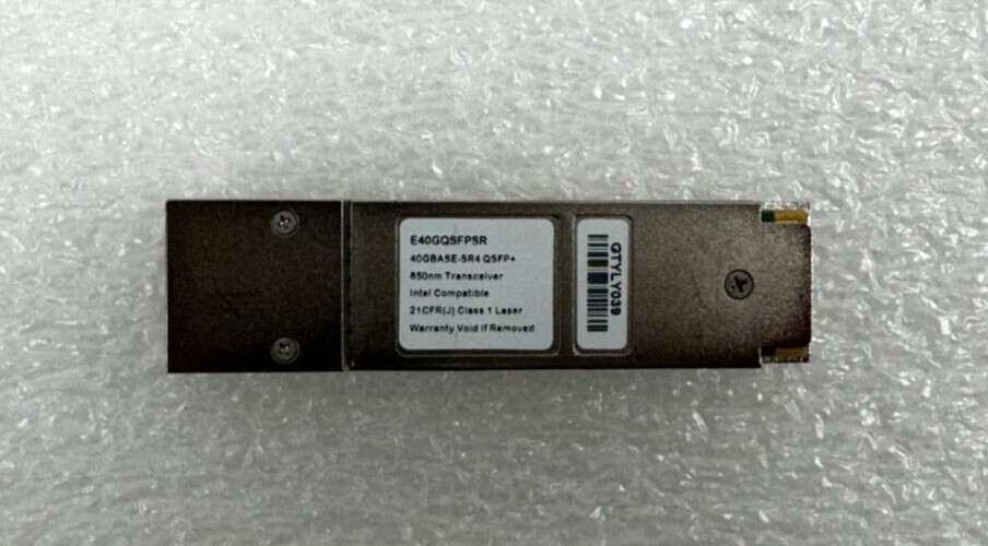 Intel Compatible E40GQSFPSR 40GBASE-SR4 QSFP+ 850nm Transceiver Module