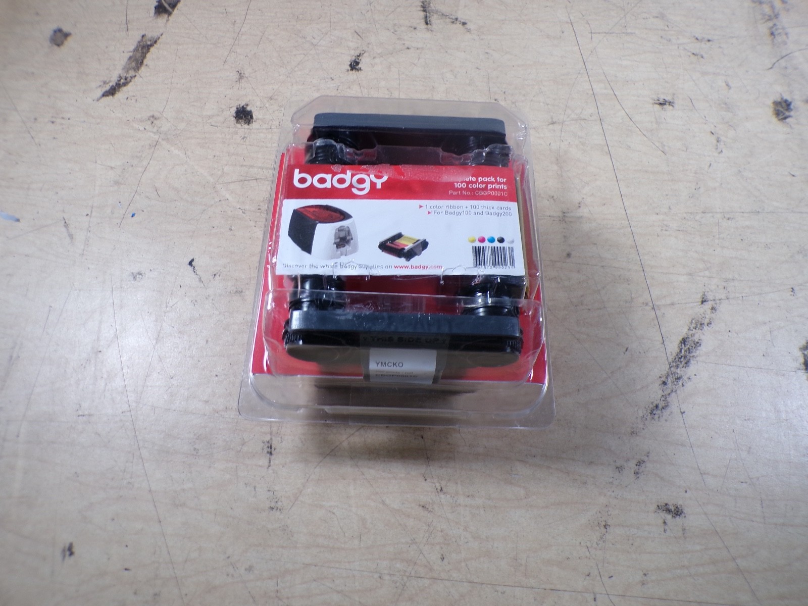 BADGY 100/200 COLOR RIBBON CBGR0100C FOR 100 PRINTS