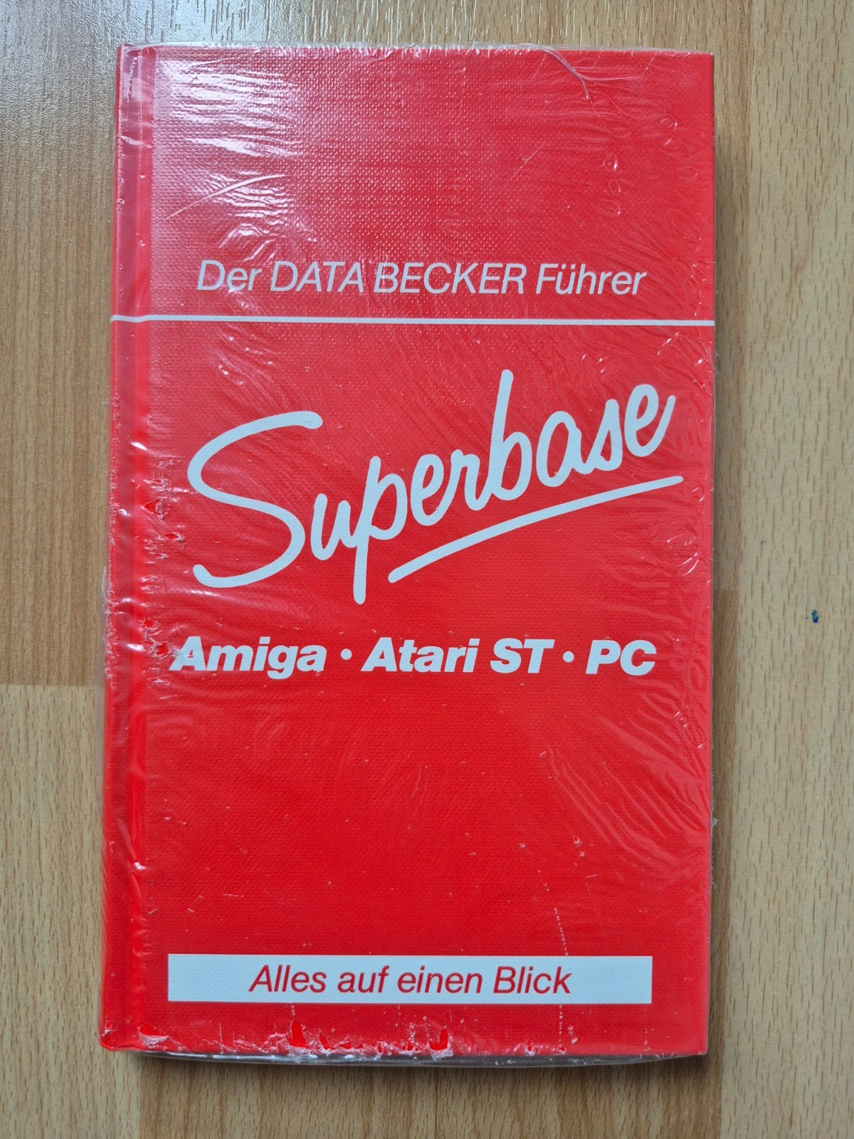 ✅ 1 Book: AMIGA ATARI ST PC - SUPERBASE by Data Becker ⭐ Factory Sealed ⚡️