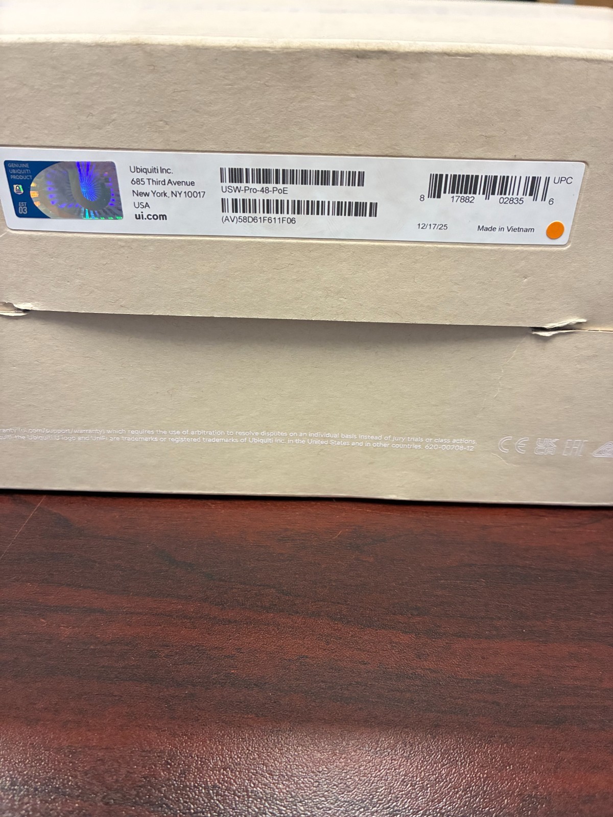 Ubiquiti Networks USW-PRO-48-POE 48-Ports Rack Mountable Ethernet Switch