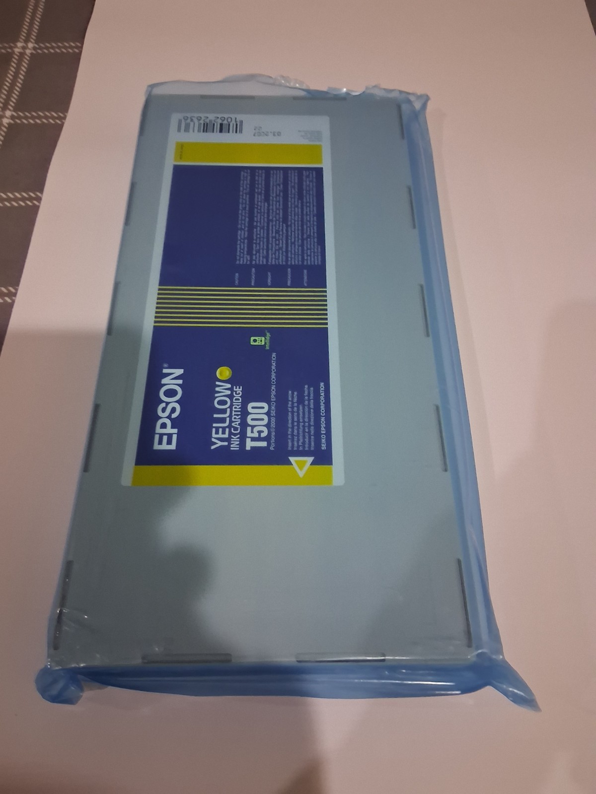 Epson Genuine T500 Yellow Ink Cartridge Inkjet Original Printer Supply