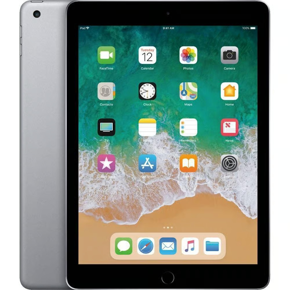 Apple iPad 5 Gen 2017 Wi-Fi 32GB Space Gray Tablet Retina Display A9 Camera