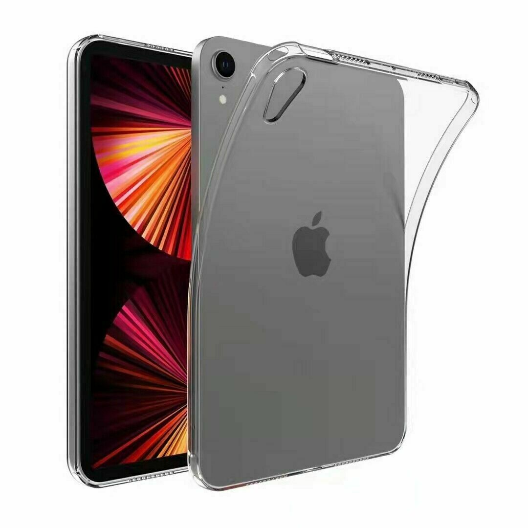 For iPad Mini 7th(A17 Pro) 2025/6th Gen Slim Soft Clear TPU Silicone Case Cover