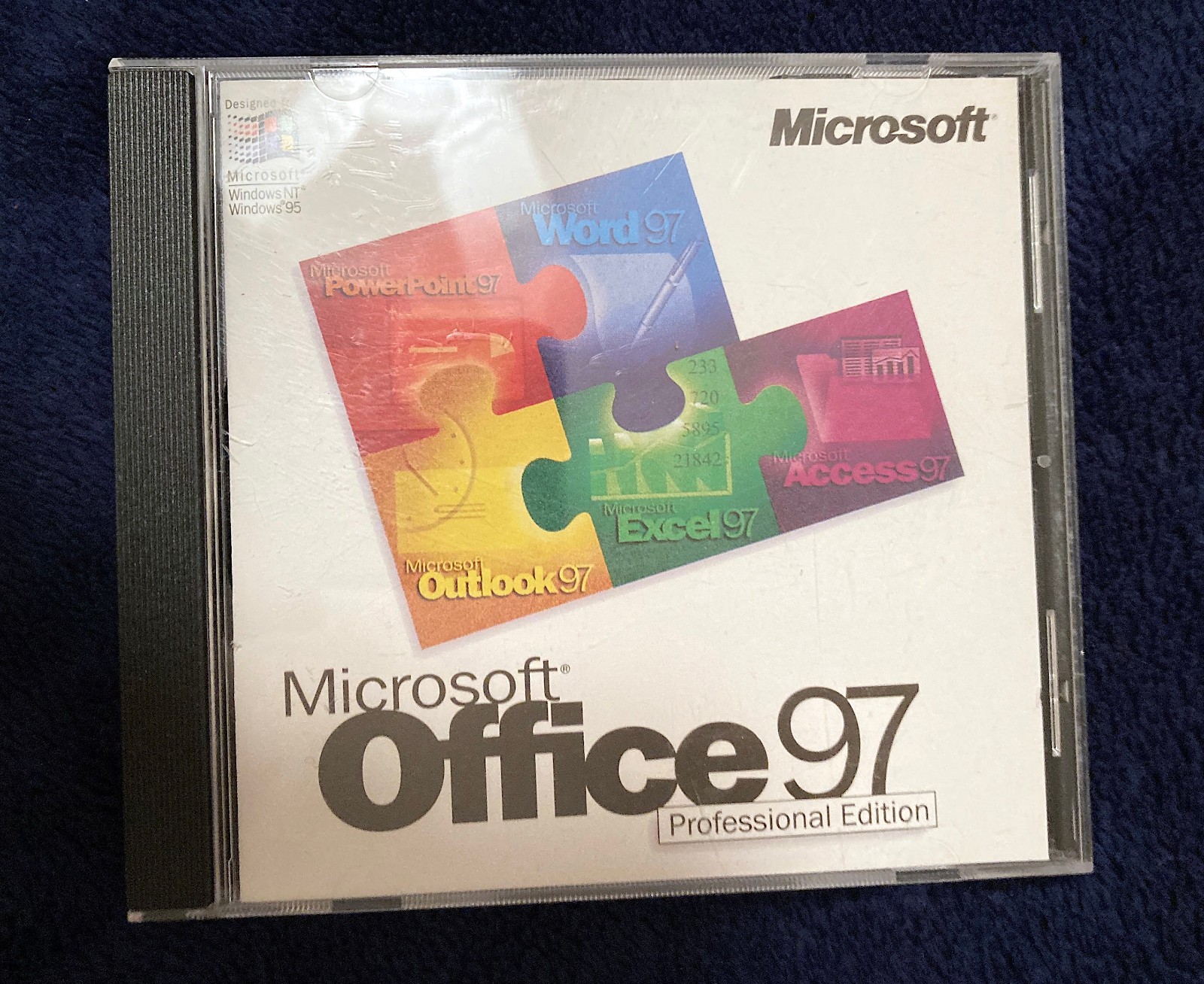 Microsoft Office 97 Professional Edition with CD Key Preowned Very Good Cond