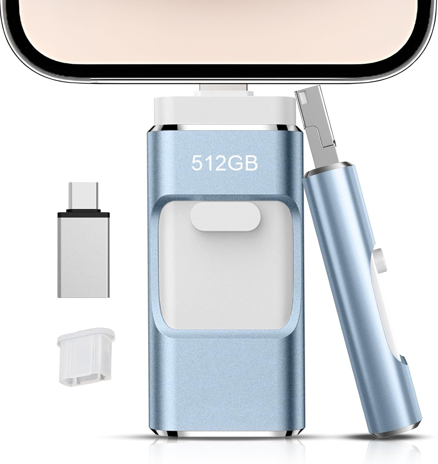 512GB Flash Drive[No App Required] Intended for Phone Tablet Androidphone and Co