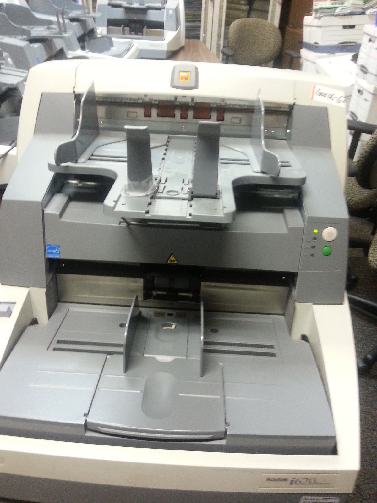 One Genuine KODAK i620 SCANNER PASS-THROUGH HIGH SPEED 80 PPM COLOR - AS IS