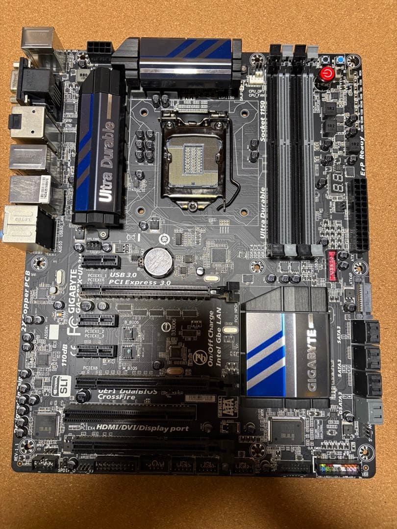 GIGABYTE GA-Z87X-UD3H LGA1150 ATX Motherboard Intel Z87 HDMI DisplayPort Tested