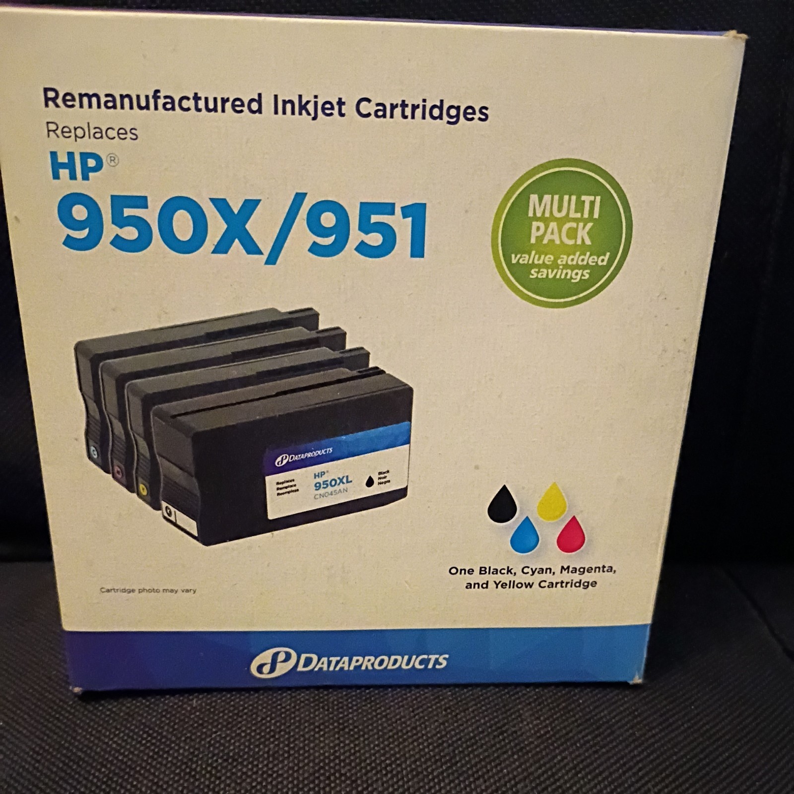 Dataproducts HP 951 Compatible Ink Cartridges 3-Pack Cyan Magenta Yellow