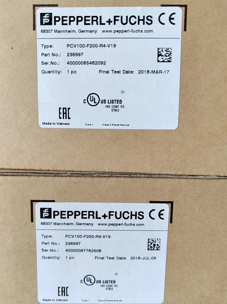 1 Pcs Brand New Pepperl+Fuchs PCV100-F200-R4-V19 Optical Code Reader DHL/Fedex