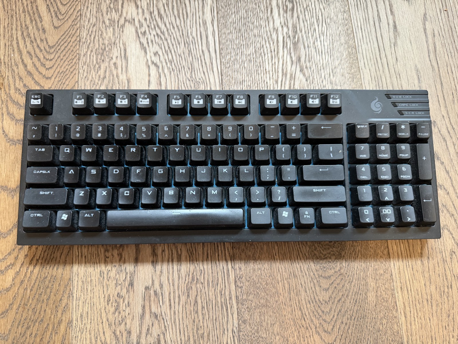 Cooler Master CM Storm Quick Fire TK Keyboard Blue Cherry Tested and Working