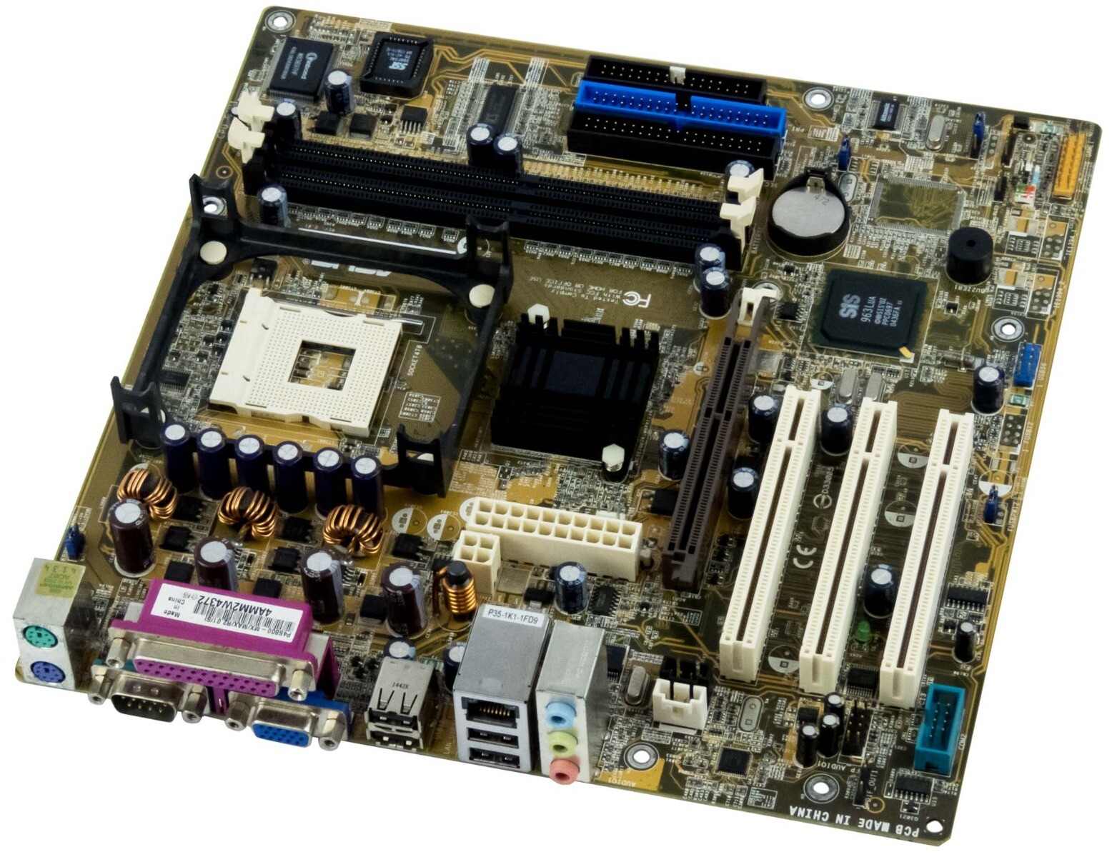 Motherboard ASUS P4S800-MX/S s.478 DDR AGP PCI ATX